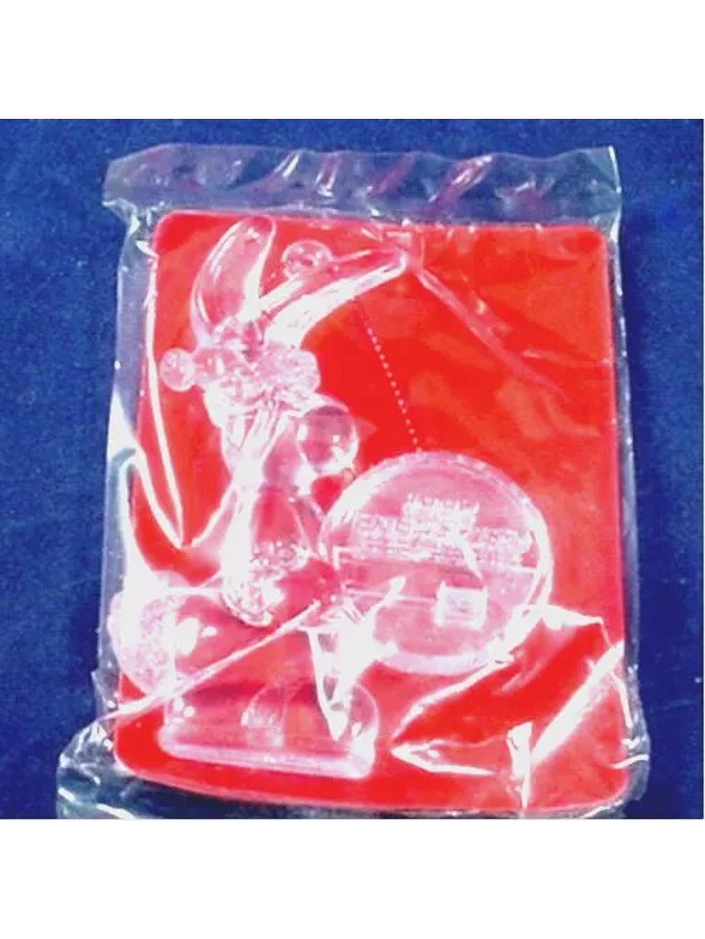Energizer Bunny Clear Acrylic Christmas Ornament Vintage 1992 Everready Battery